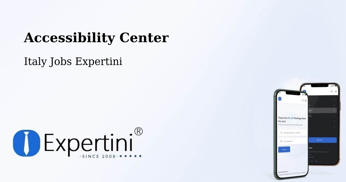 Accessibility Statement – Cellatica - Italy Jobs Expertini