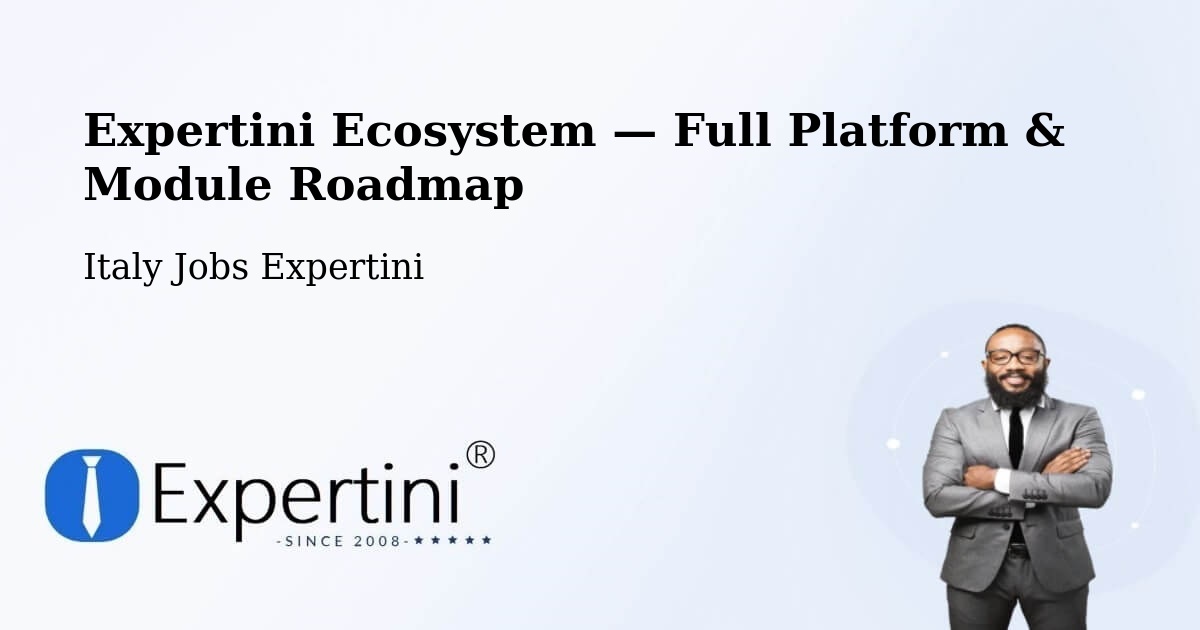 Expertini Ecosystem — Full Platform & Module Roadmap – Cellatica