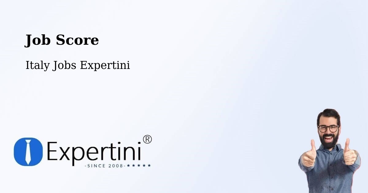 Job Score & Job Description Score Tool – Cellatica - Italy Jobs Expertini